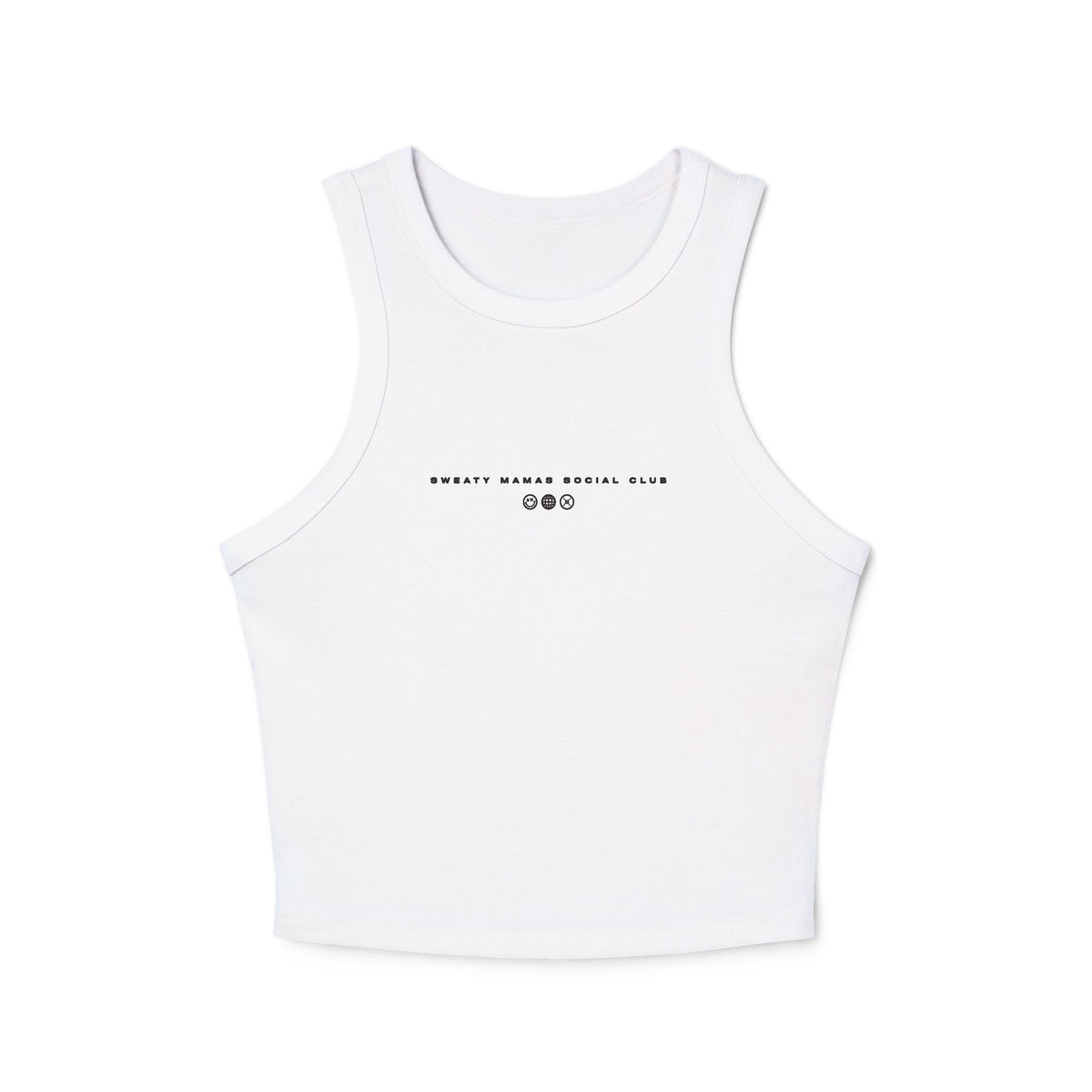 Ribbed Racer Tank — Women's Crop Top