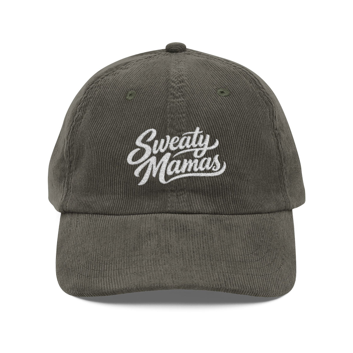 Corduroy Baseball Cap — Vintage Embroidered Hat