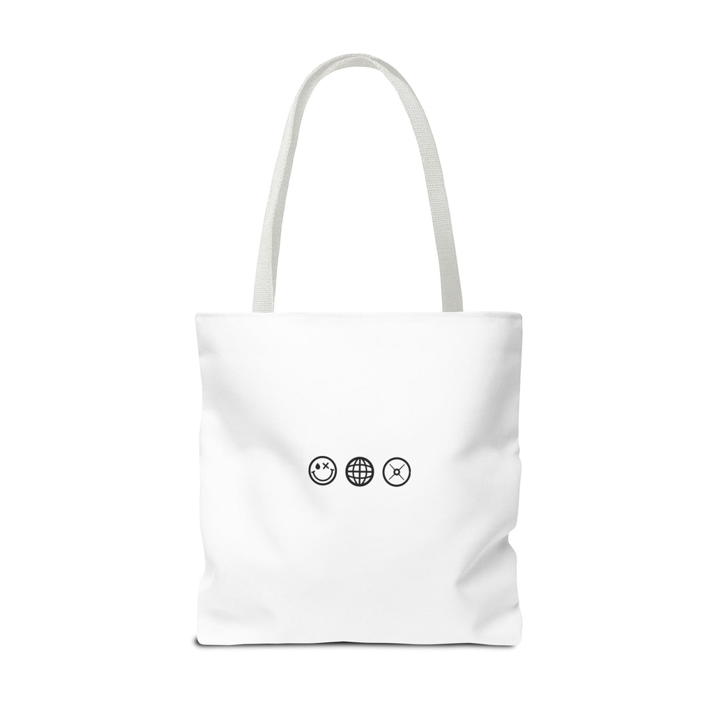 Keep Movin' Mama Tote Bag — Funny Mom Gift, Motivational Shopper Bag with Smiley Design