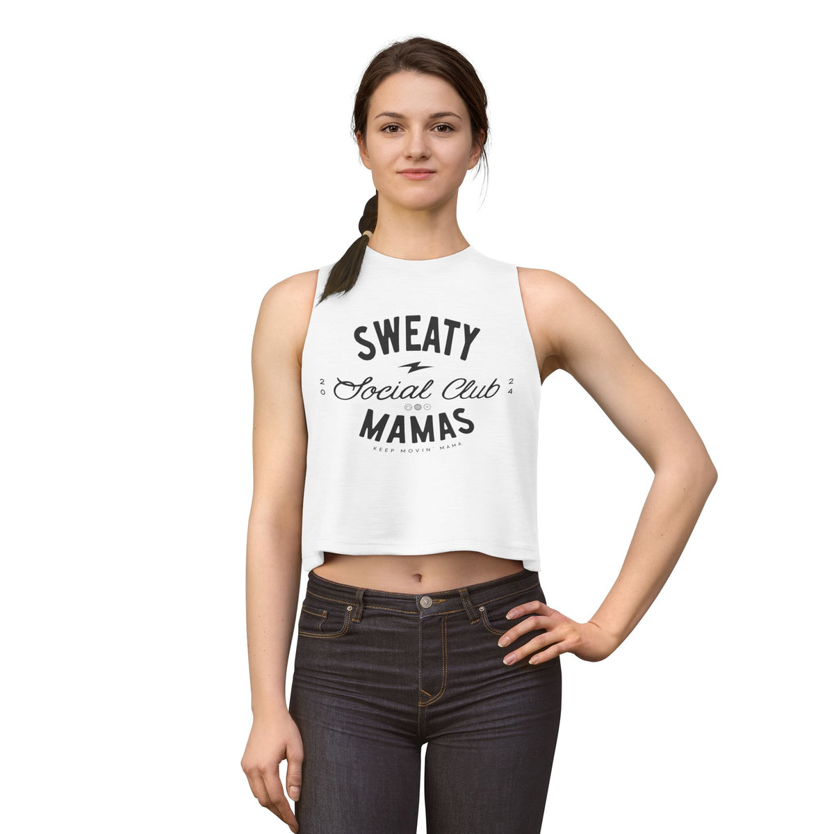 Sweaty Social Club Mamas Women's Crop Top