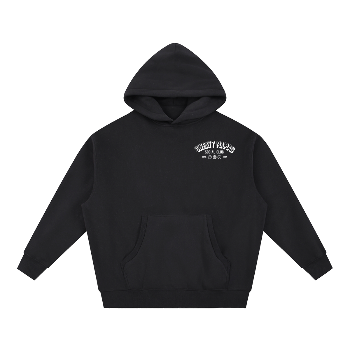 Essential Oversized Boxy Fit Fleece Hoodie