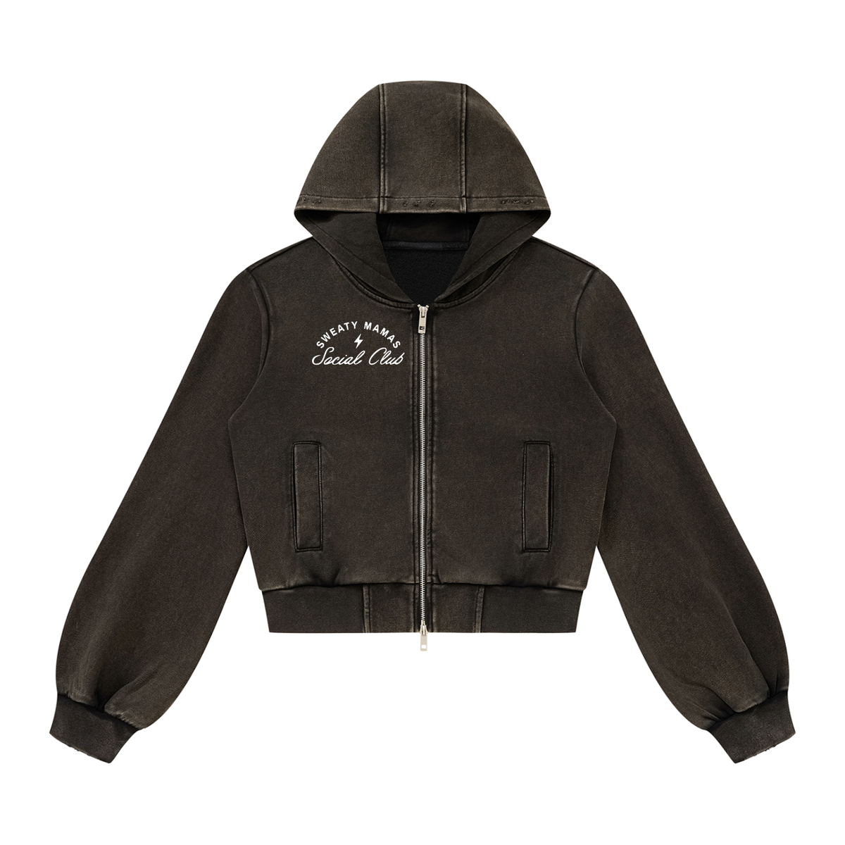 Women’s Vintage Wash Full Zip Hoodie