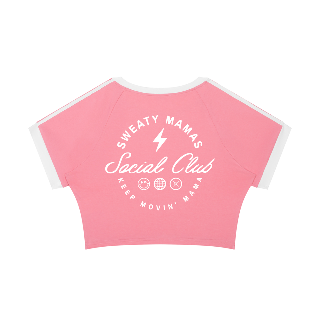 Women’s Very Cropped Raglan Ringer T-Shirt