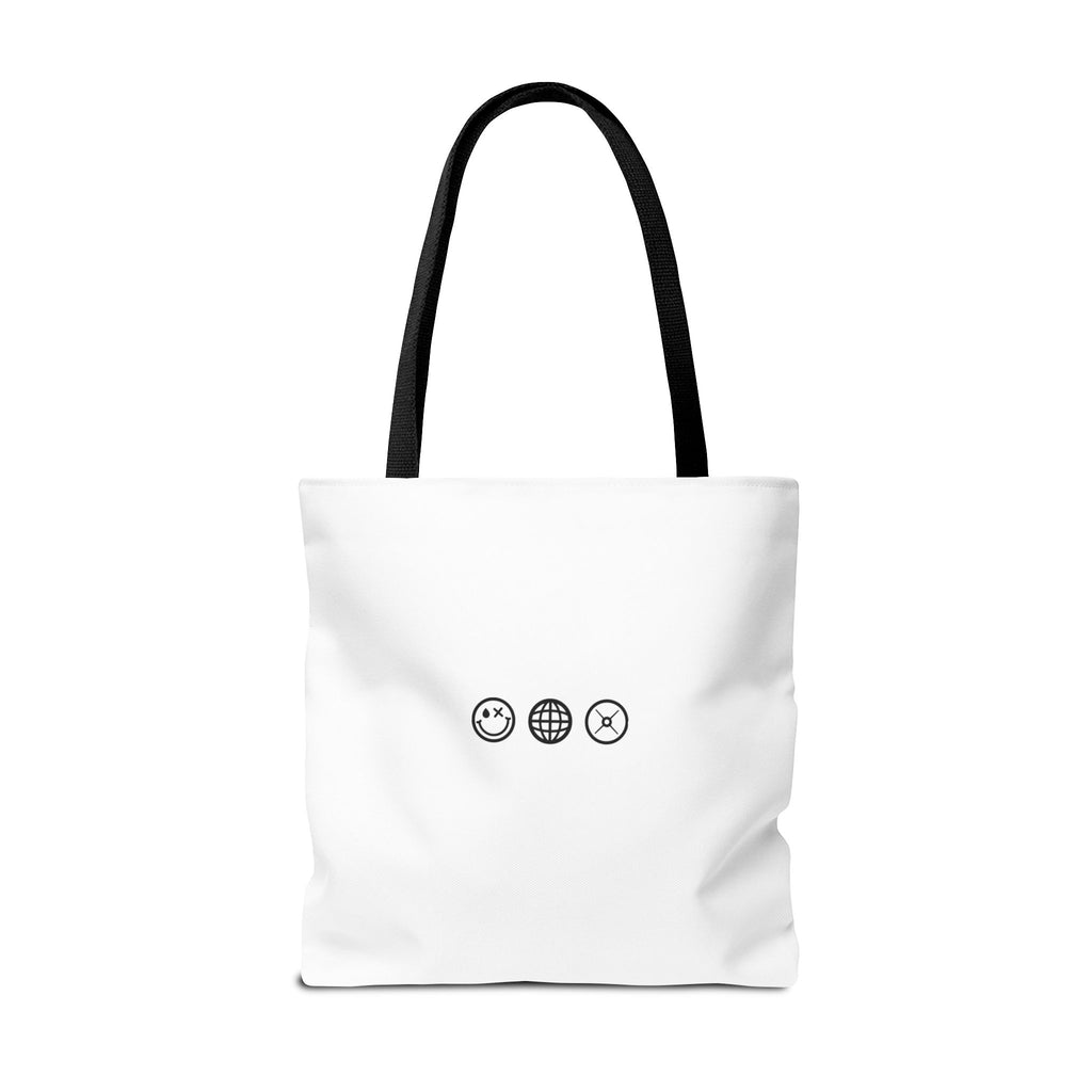 Keep Movin' Mama Tote Bag — Funny Mom Gift, Motivational Shopper Bag with Smiley Design
