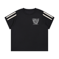 Varsity Stripe Cropped Baby Tee