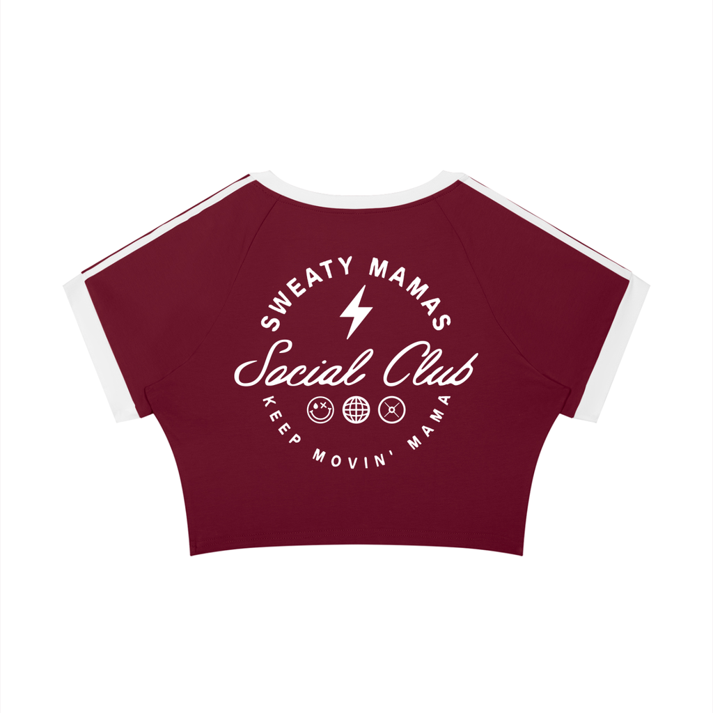 Women’s Very Cropped Raglan Ringer T-Shirt