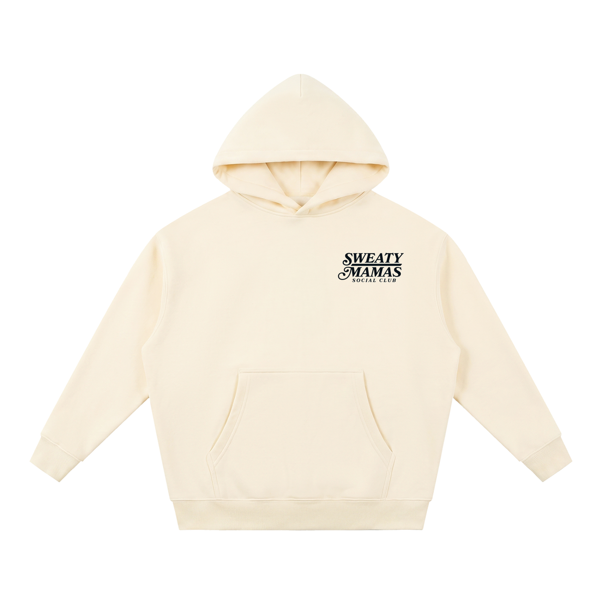 Essential Oversized Boxy Fit Fleece Hoodie