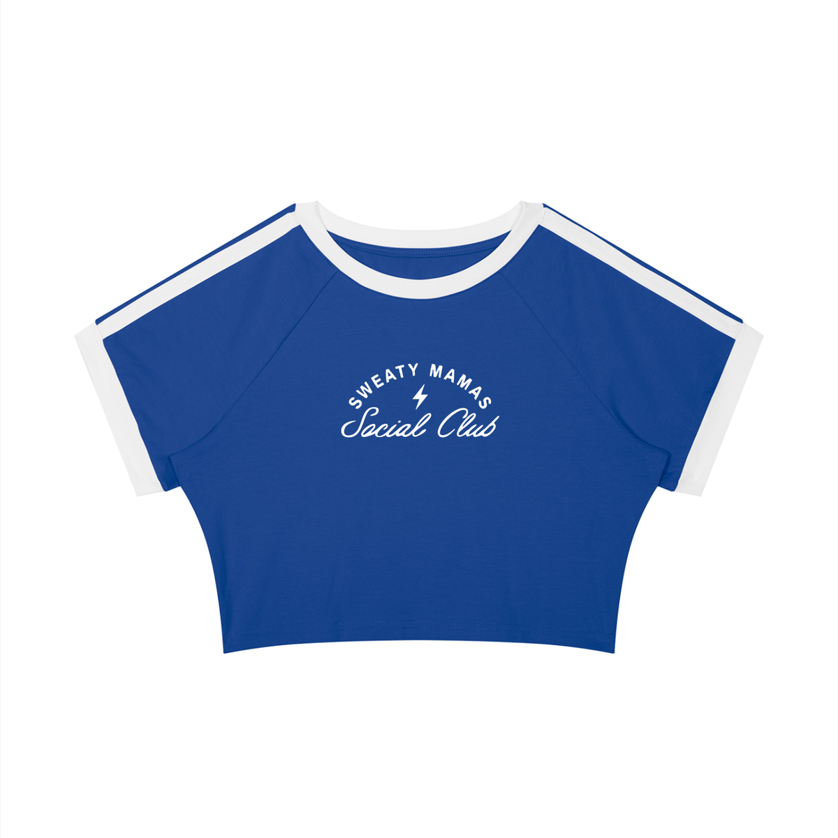 Women’s Very Cropped Raglan Ringer T-Shirt