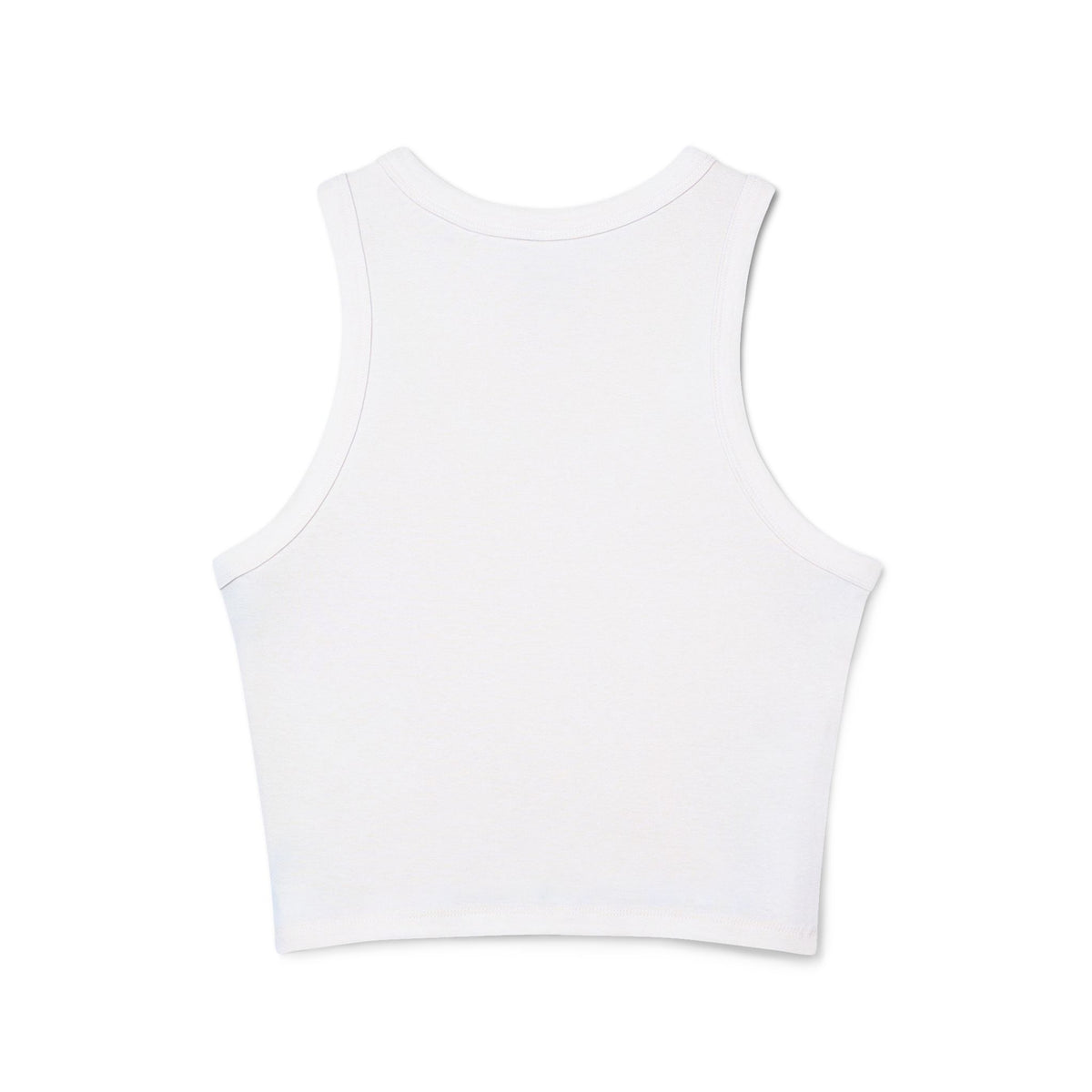 Ribbed Racer Tank — Women's Crop Top