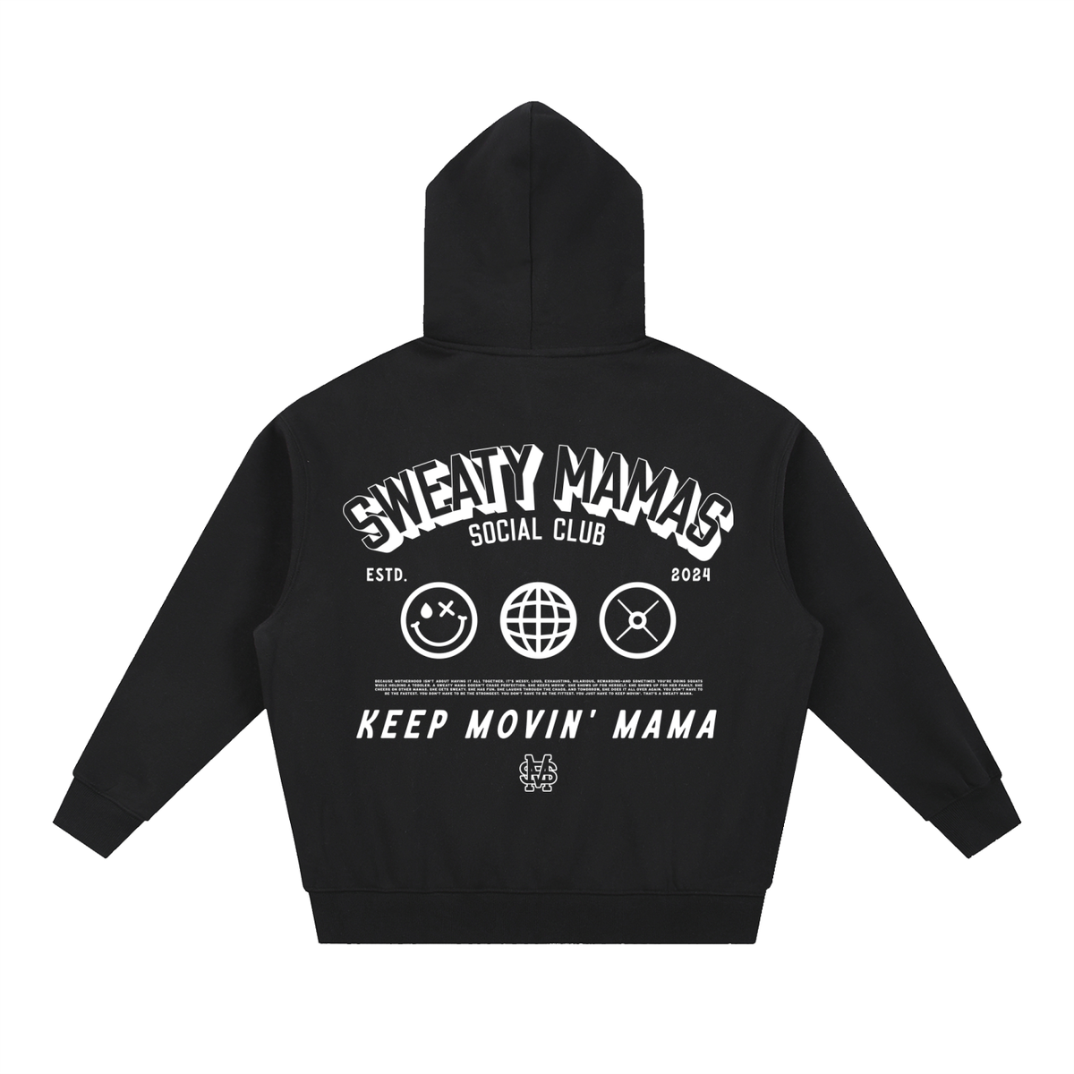 Essential Oversized Boxy Fit Fleece Hoodie