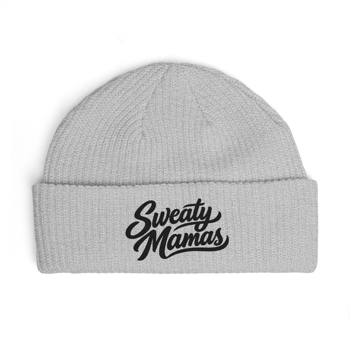 Sweaty Mamas Cuff Beanie — Cozy Knit Hat for Active Moms