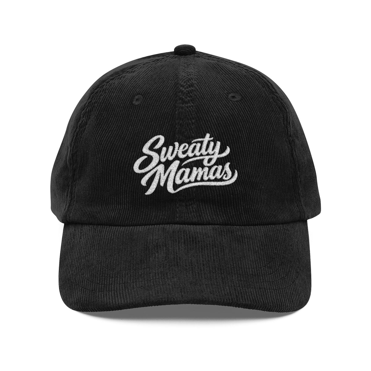 Corduroy Baseball Cap — Vintage Embroidered Hat