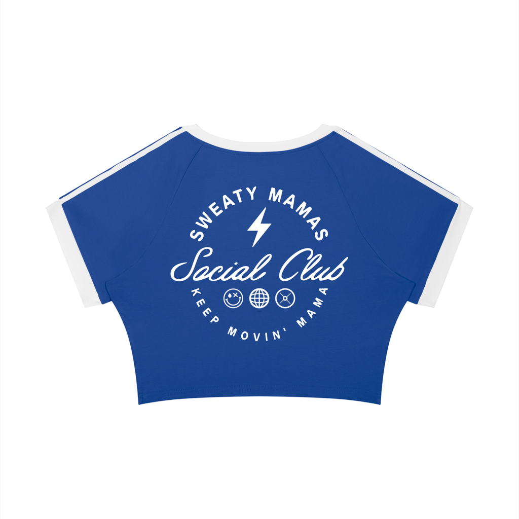 Women’s Very Cropped Raglan Ringer T-Shirt