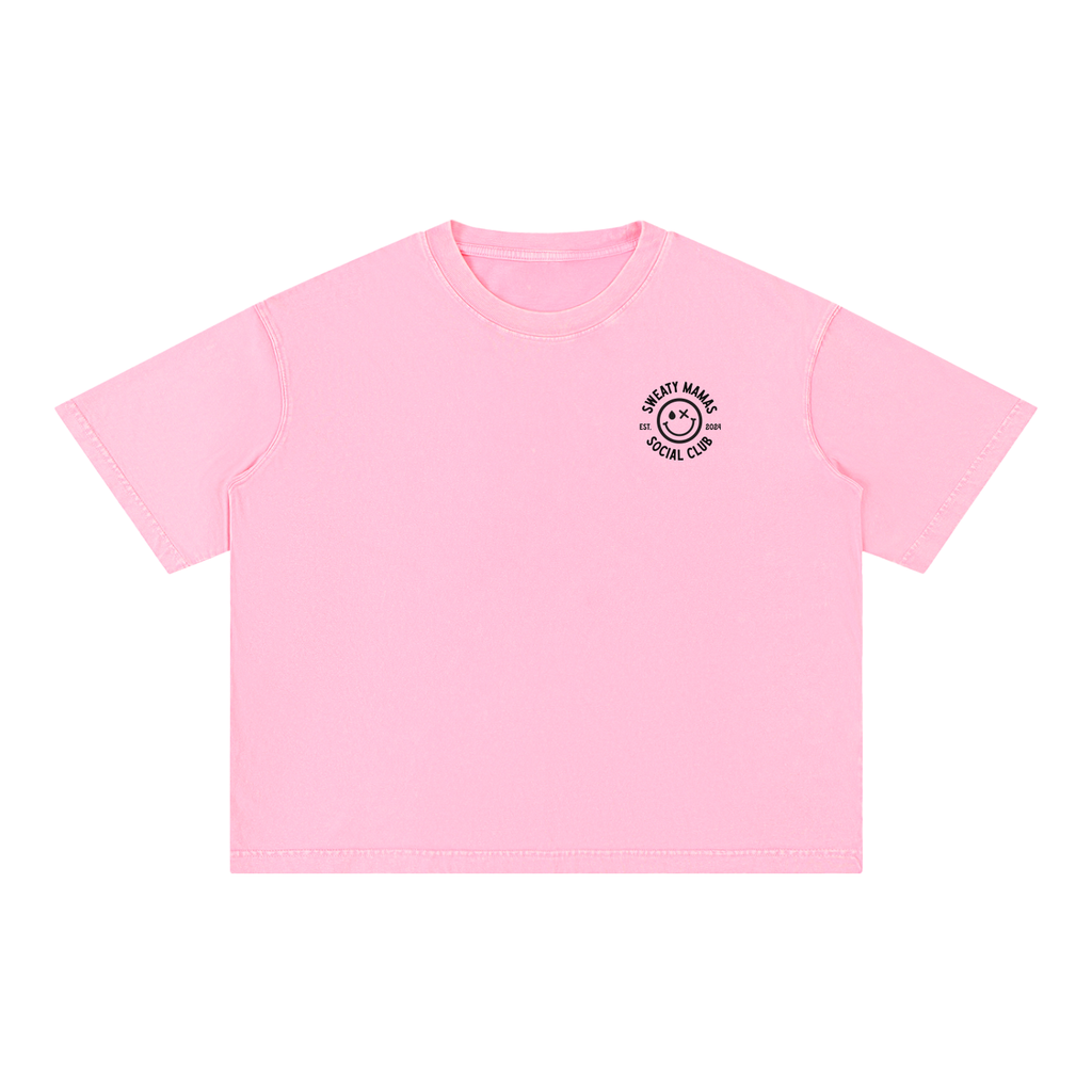 Washed Boxy Cotton Tee