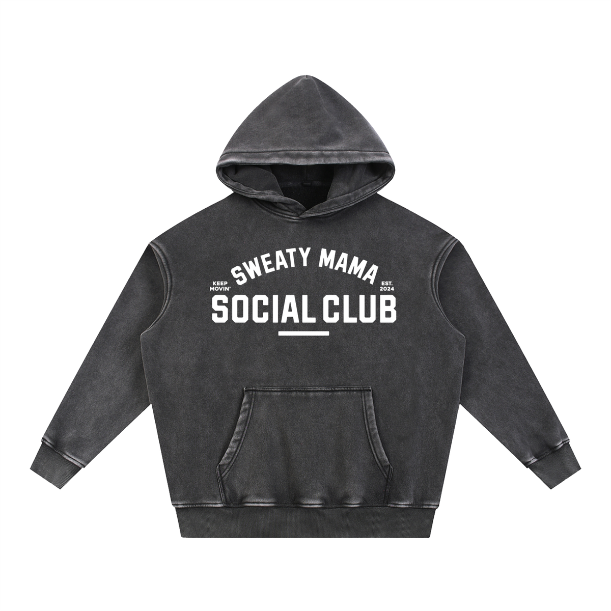 Washed Fleece Oversize Hoodie