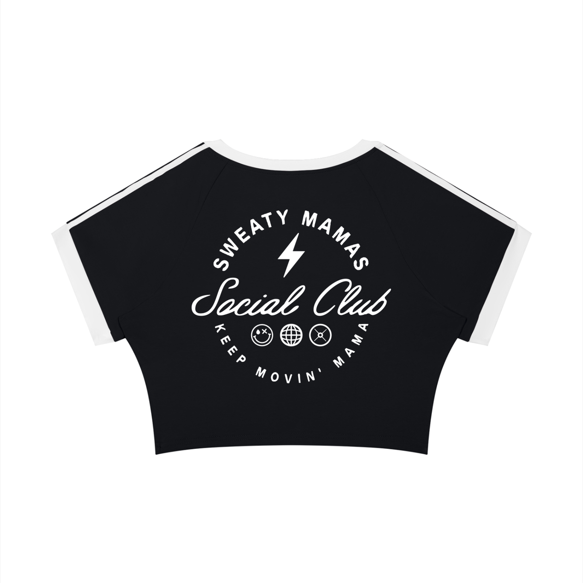 Women’s Very Cropped Raglan Ringer T-Shirt