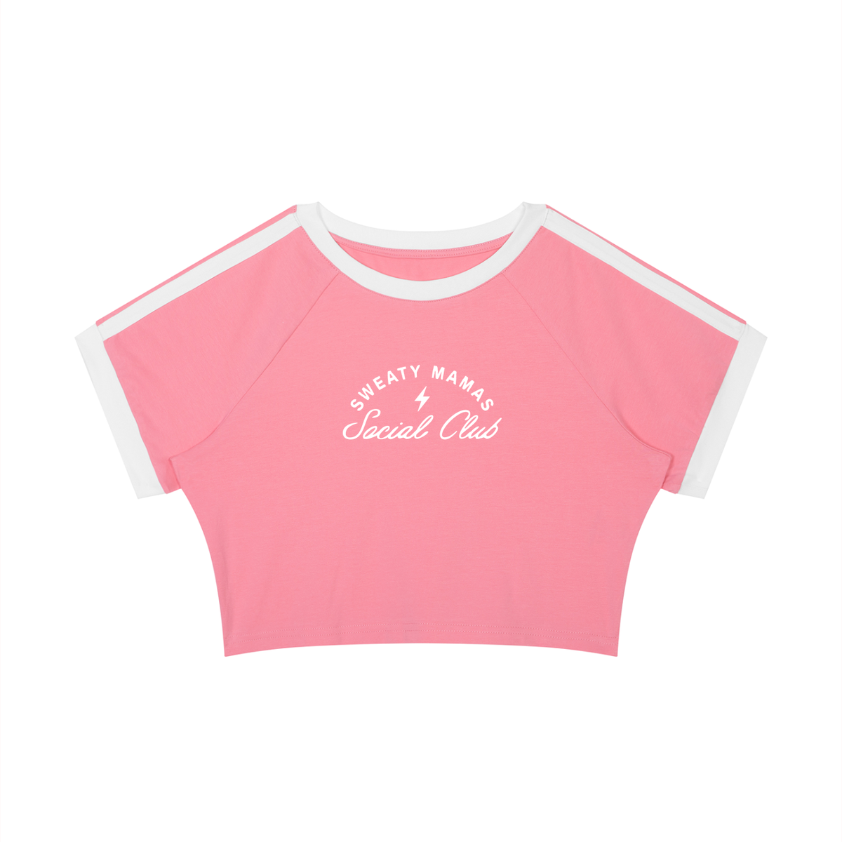 Women’s Very Cropped Raglan Ringer T-Shirt