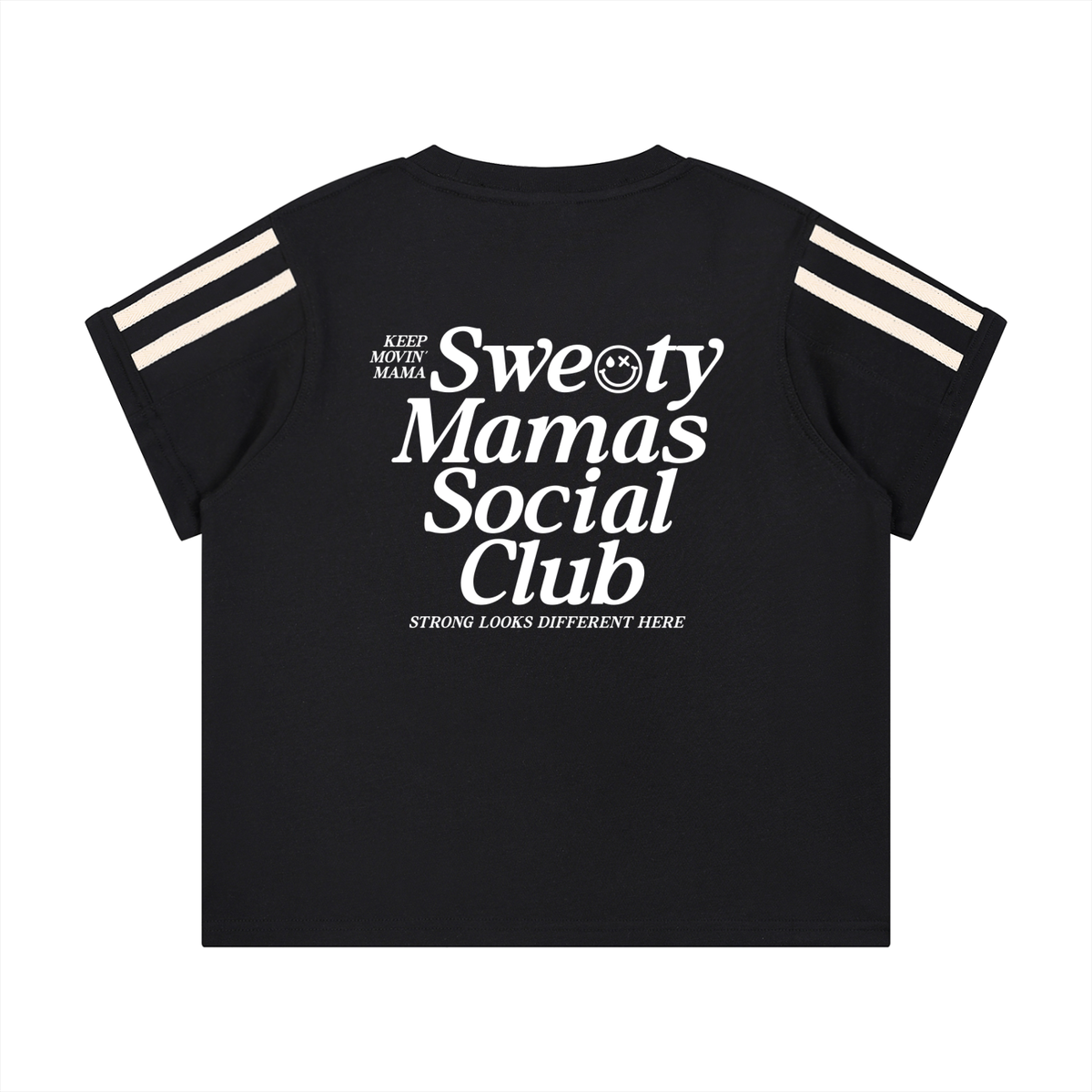 Varsity Stripe Cropped Baby Tee