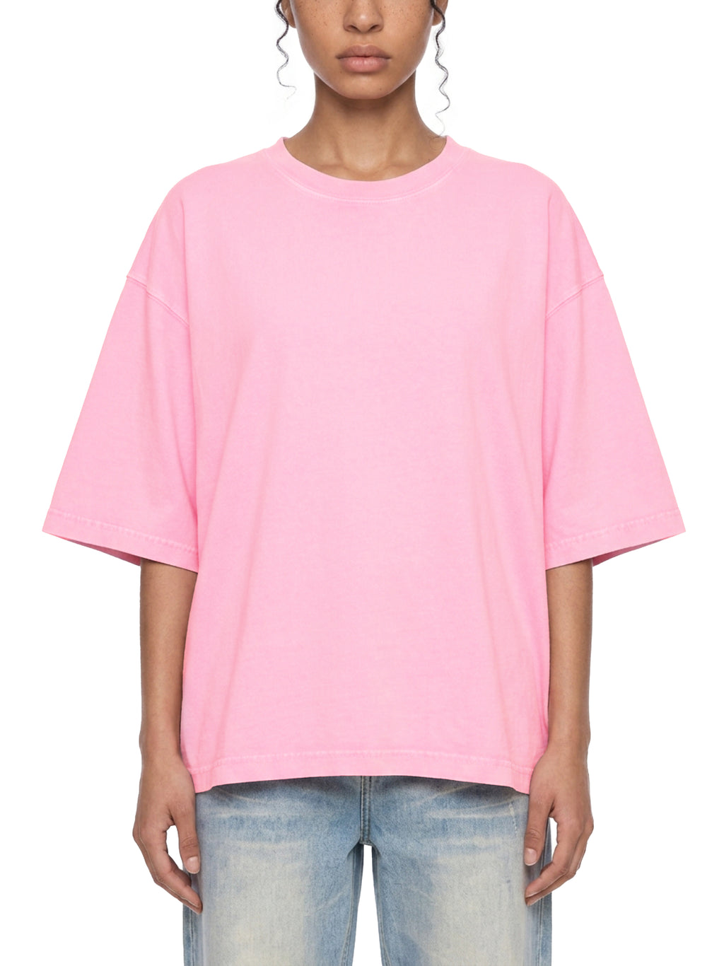 Washed Boxy Cotton Tee