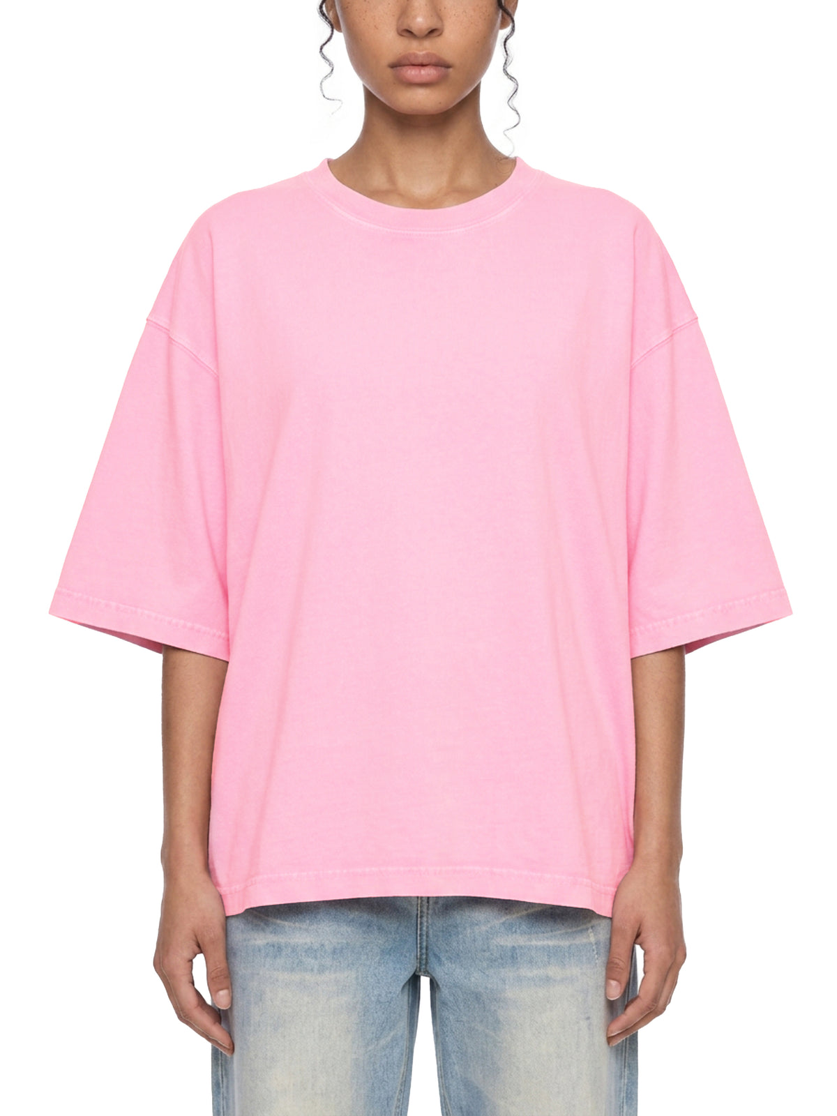 Washed Boxy Cotton Tee