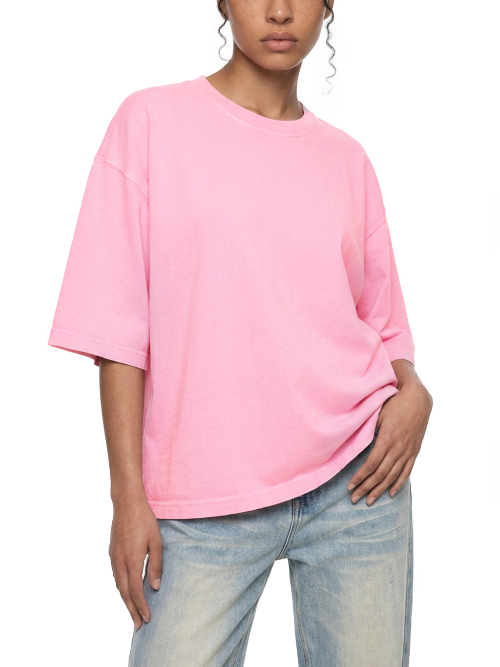 Washed Boxy Cotton Tee